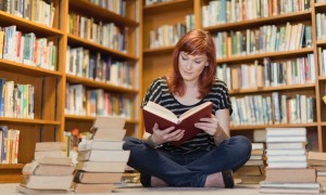 The picture the Guardian ran, with the caption: Statistically, 85% of books are bought by women. Photograph: Alamy